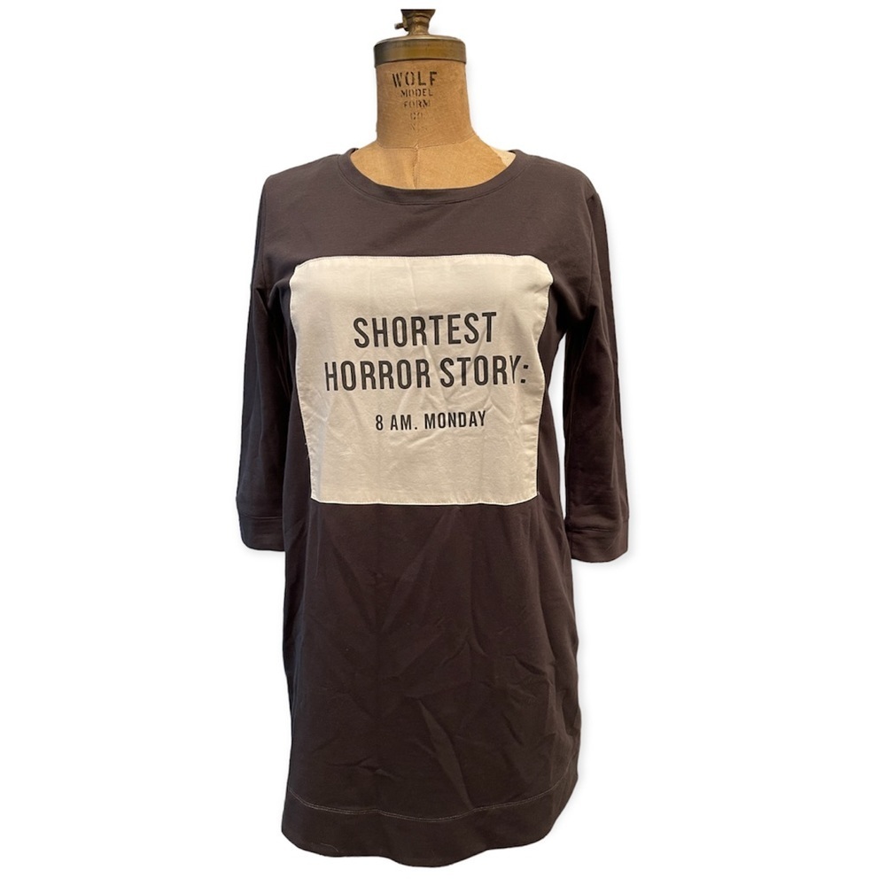 ChicaBooti | 3/4 Sleeve Tunic Length Sweatshirt